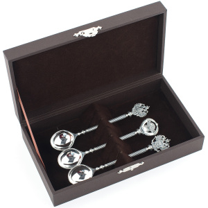 Trio of silver coffee spoons from the "Epoch"